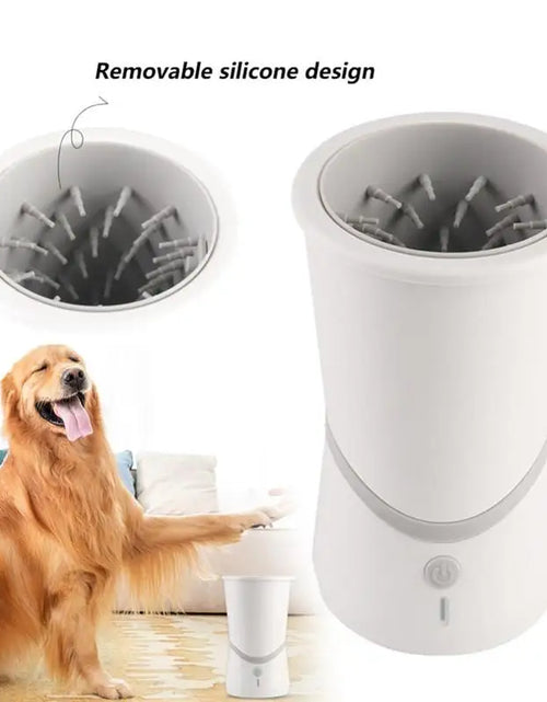 Load image into Gallery viewer, Automatic Dog Paws Cleaner Pet Foot Washer Cup Portable Paw Cleaner for Small and Medium-Sized Dogs Silicone Dog Paw Cleaner Cup
