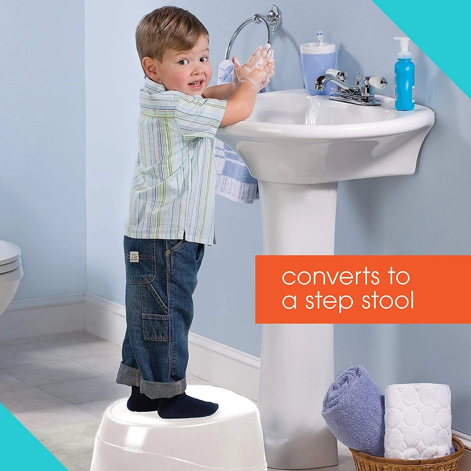 by Ingenuity Step by Step Potty, 3-In-1 Toddler Potty Training Toilet