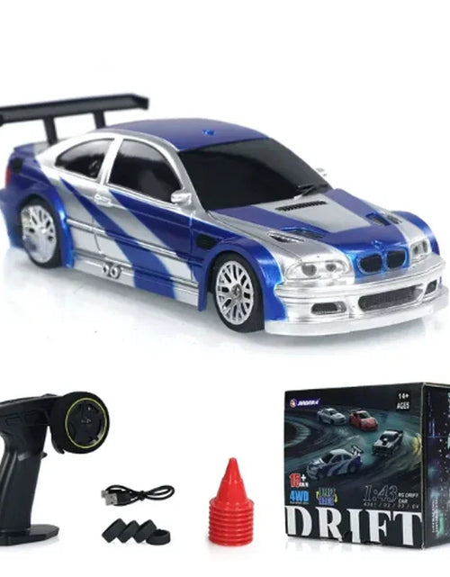 Load image into Gallery viewer, 2.4G RC Drift Car 1/43 4WD Remote Control Car High Speed Four Wheel Drive Radio Controlled Mini Racing Car Model Boy Toy Gift
